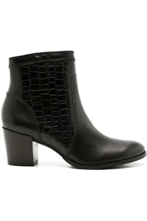 Studio Chofakian Crocodile-effect leather boots