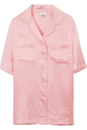 Burberry EKD jacquard silk pyjama shirt