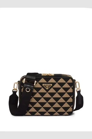 Prada Symbole embroidered messenger bag