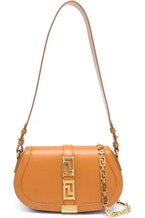 VERSACE Greca Goddess leather shoulder bag