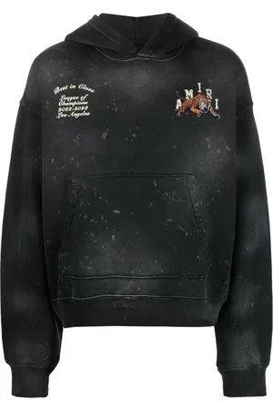 AMIRI Vintage Tiger rib-trimmed hoodie