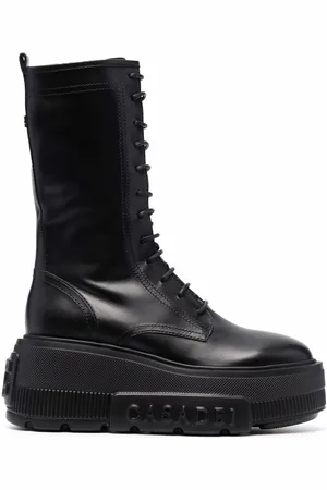 Casadei Lace-up platform boots