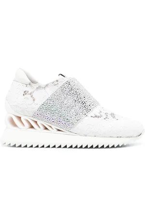 LE SILLA Jackie crystal-embellished sneakers