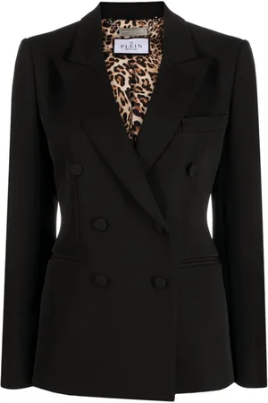 Philipp Plein Double-breasted cady blazer