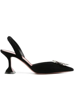 Amina Muaddi Begum 85mm embellished slingback pumps