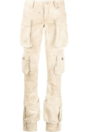 The Attico Essie marbled cargo pants