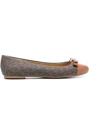 Michael Kors Andrea monogram print ballerinas