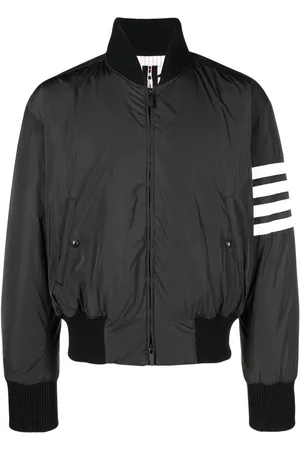 Thom Browne 4-Bar detail bomber jacket