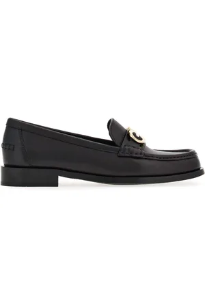 Salvatore Ferragamo Gancini-ornament leather mocassins