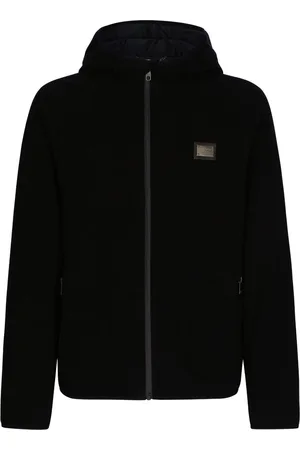 Dolce & Gabbana Logo-plaque hooded jacket