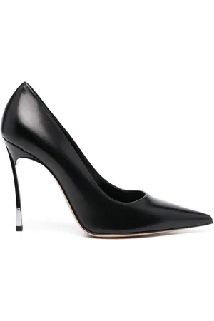 Casadei Sculpted-heel 110mm leather pumps