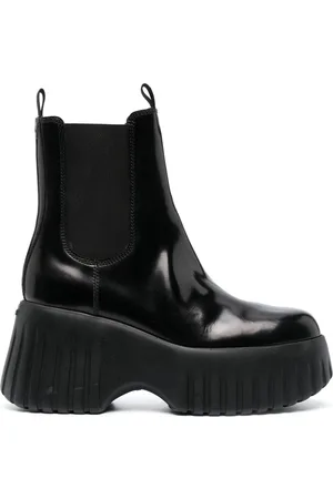 Hogan H-stripes wedge chelsea boots