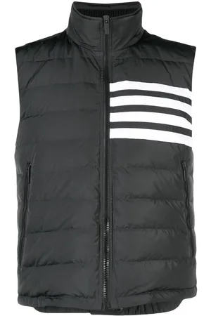 Thom Browne Stripe-detail padded gilet