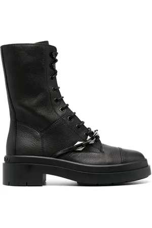 Jimmy Choo Nari grained-texture leather boots