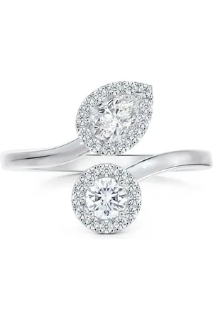 De Beers Platinum Aura Toi & Moi ring
