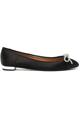 Aquazzura Parisina satin-finish ballerina shoes