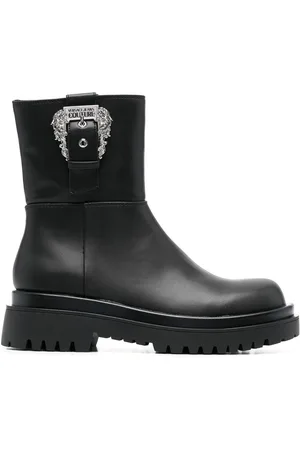 VERSACE Buckled ankle boots