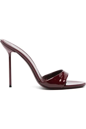 PARIS TEXAS Lidia 105mm patent-leather mules