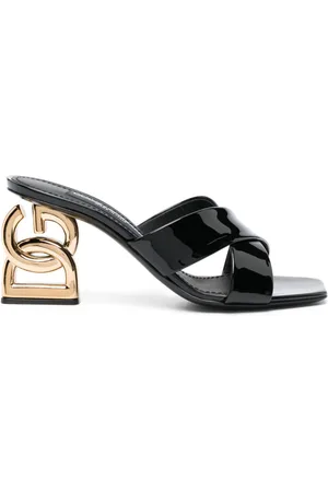 Dolce & Gabbana 3.5 85mm leather mules