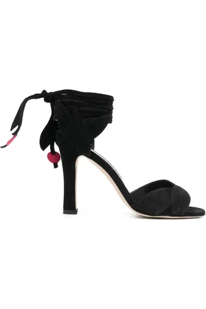 Manolo Blahnik Ossie 100mm open-toe suede sandals