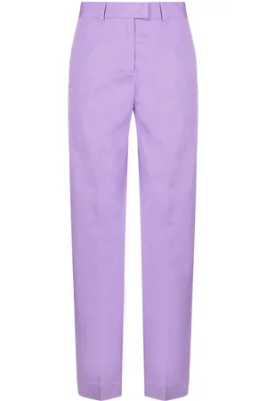 The Attico High-waisted straight-leg trousers