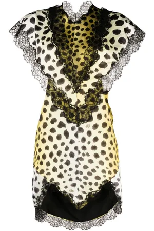 The Attico Jace cheetah-print minidress