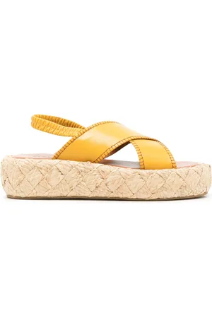 Robert Clergerie Adom 50 Leather Flatform Sandals