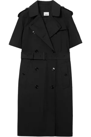 Burberry Short-sleeved belted trenchcoat dress