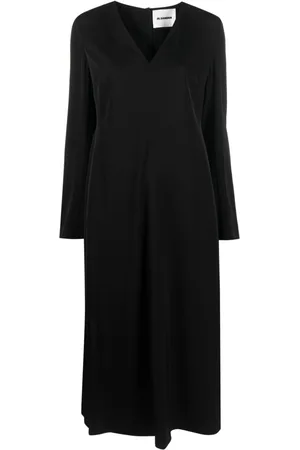 Jil Sander Long-sleeve midi dress