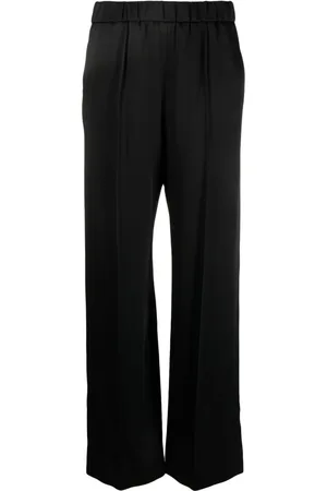 Jil Sander Satin-finish wide-leg trousers