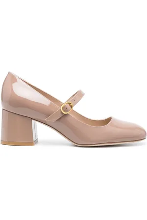 Stuart Weitzman MJ 65mm leather pumps