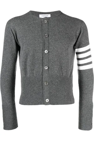 Thom Browne Stripe-detail knit cardigan