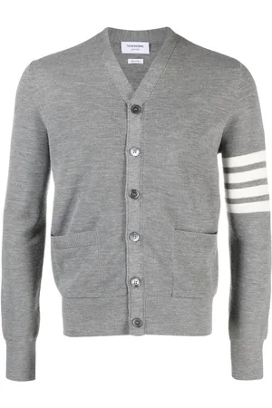Thom Browne Stripe-detail knit cardigan
