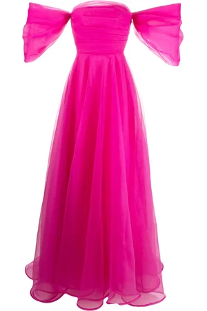 Ana Radu Corset-style organza maxi dress