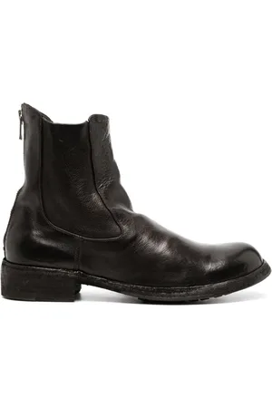Officine creative Round-toe leather boots