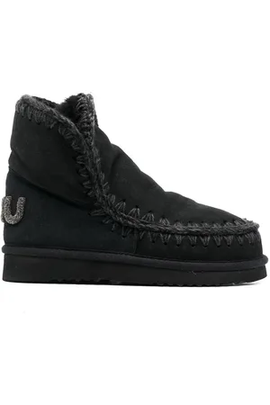 Mou Eskimo glitter logo ankle boots
