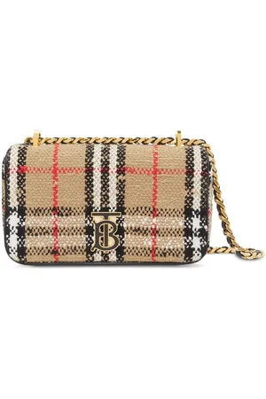 Burberry Vintage-check bouclé Lola bag