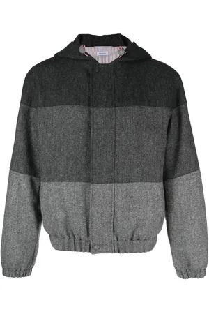 Thom Browne Padded colour-block panel jacket