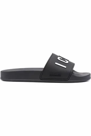 Dsquared2 Icon-print slip-on slides