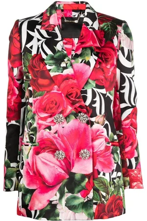 Philipp Plein Romance floral-print blazer