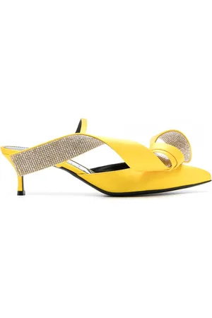 Sergio Rossi Marquise 50mm leather mules