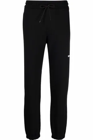 Msgm Logo detail jersey sweatpants