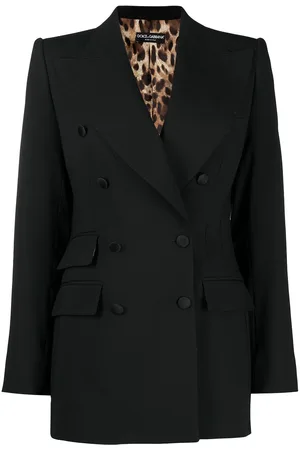 Dolce & Gabbana Double-breasted virgin wool blazer