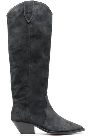 Isabel Marant Denvee 50mm suede knee-high boots