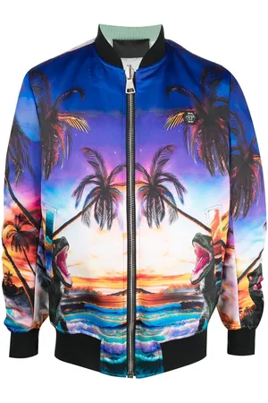 Philipp Plein Hawaii printed bomber jacket
