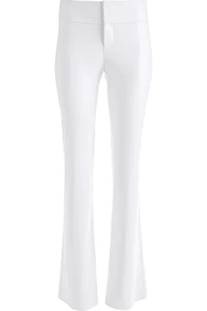 ALICE+OLIVIA Olivia vegan-leather flared trousers