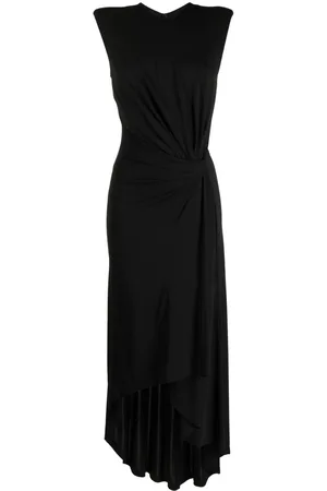 MONSE Shoulder-pads sleeveless midi dress