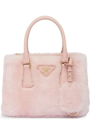Prada Galleria shearling mini bag