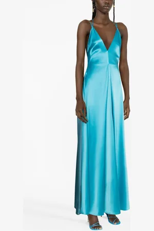 TALBOT RUNHOF Halterneck satin gown