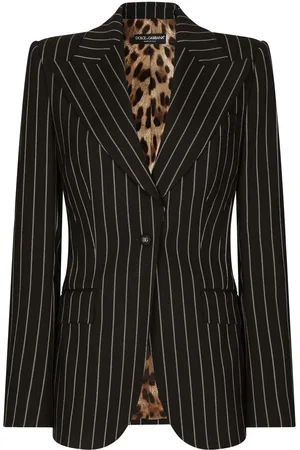 Dolce & Gabbana Turlington pinstripe single-breasted blazer